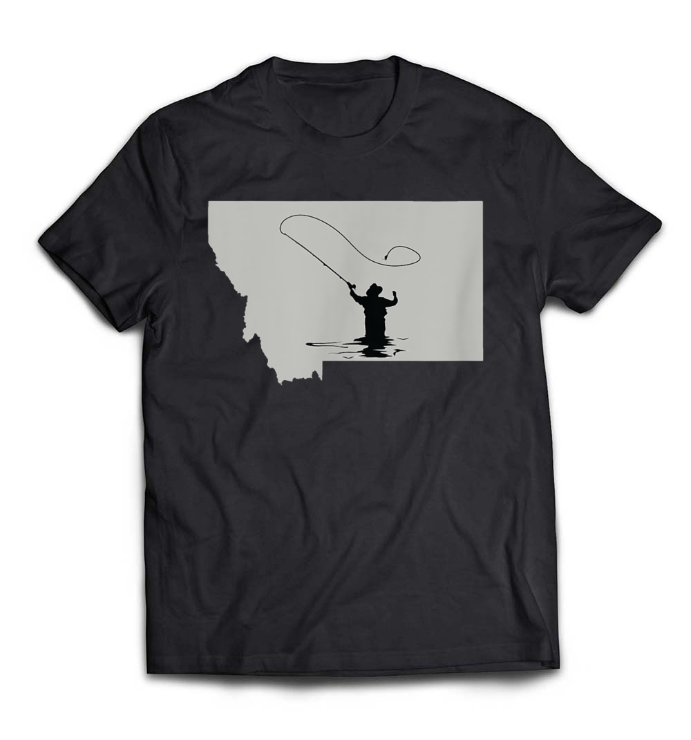 Montana Fly Fishing T-Shirt – The Perfect Gift for Fly Fishing Enthusiasts